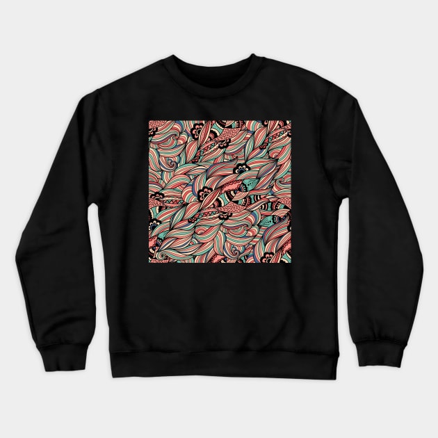 Hand Drawn Flowers | Urban Finery Crewneck Sweatshirt by uppermosteN